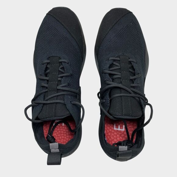 Lane Eight Mens 9.5 Black Vegan Trainer AD 2M Athletic Running Sneakers AE2002 - Picture 8 of 11